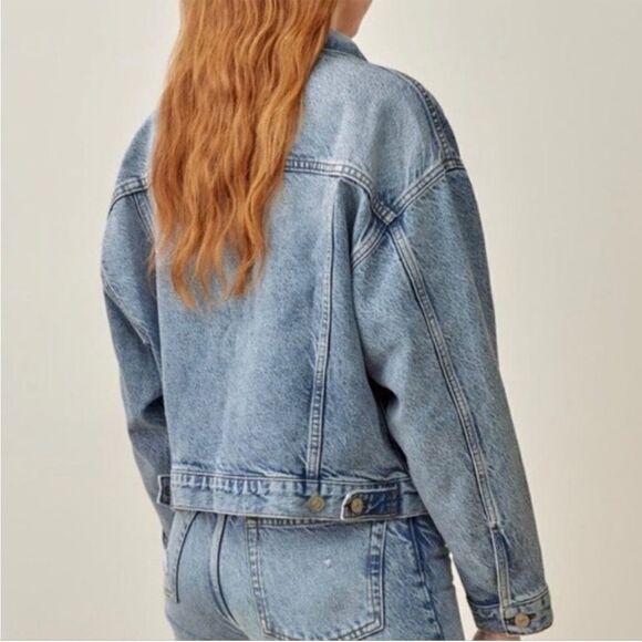 Reformation Madison Relaxed Denim Jacket - Picture 2 of 4